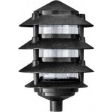 Pagoda Fix 4Tier 10 InchTop 3 InchBase 26W Dl-S26-Gu24 120V by Dabmar - D5403