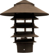 10 Inch 11W 100 LED 5-Tier Pagoda Light with 3 Inch Base by Dabmar - D5574