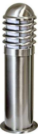 12W LED Stainless Steel 316 Caged Mini Bollard by Dabmar - D790-A