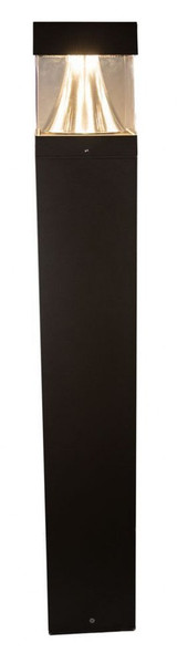 22W LED Cast Aluminum Square Bollard 42 x 6.18 Inches Dabmar - D950-A