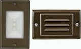 4.63 Inch 3W 1 Led Louver Down Step Light With Open Face Cover by Dabmar - DSL-LED