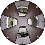 10 Inch 12W 1 LED Medium In-Ground Well Light without Grill by Dabmar - DW4780-LED12-RGBW