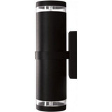 13W 2 Up/Down Outdoor Wall Mount with Clear Ring 14.5 Inch Tall by Dabmar - DW3561