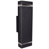 2 Light Outdoor Wall Mount 15.25 Inch Tall by Dabmar - DW3575