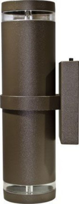 24W 2 LED UP/Down Outdoor Wall Mount 14.5 Inch Tall by Dabmar - DW3560-RGBW