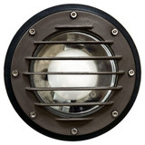 10.5 Inch 12W 1 LED Medium In-Ground Well Light with Grill by Dabmar - DW4701-LED12-RGBW
