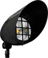 15.75 Inch 12W 1 LED Directional Spot Light with Hood by Dabmar - FG23-LED12-RGBW