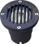 4.64 Inch 4W 1 LED Well Light with Grill by Dabmar - FG317-LED4-RGBW
