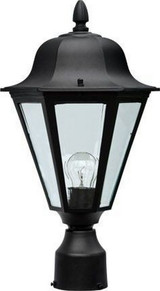 Daniella 1 Light Post Top Mount by Dabmar GM132TIF - GM132TIF
