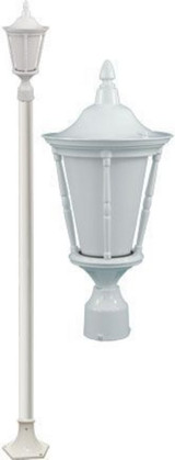 Gabriella 108.75 Inch 9W 1 LED Post Mount by Dabmar - GM1101-LED9