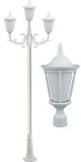 Gabriella 130.62 Inch 27W 3 LED Post Mount by Dabmar - GM1103-LED9