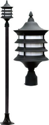 Stephanie 106 Inch 16W 1 LED Post Mount by Dabmar - GM1801-LED16