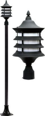 Stephanie 106 Inch 9W 1 LED Post Mount by Dabmar - GM1801-LED9