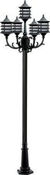 Stephanie Post Five Light Fix Incand 120V by Dabmar - GM1805