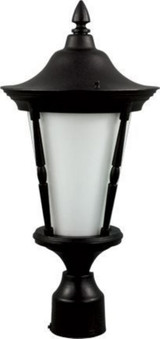Gabriella 19.75 Inch 6W 1 LED Post Top Mount by Dabmar - GM112-LED6