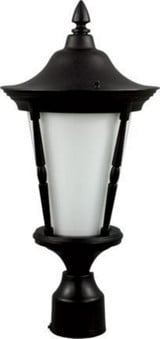 Gabriella 19.75 Inch 9W 1 LED Post Top Mount by Dabmar - GM112-LED9
