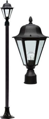 Daniella 106.75 Inch 6W 1 LED Post Mount by Dabmar - GM1301-LED6