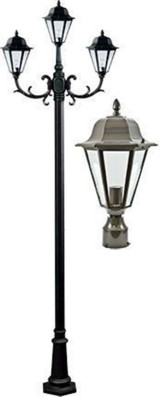 Daniella 3 Light Post Mount by Dabmar - GM1303
