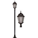 115.59 Inch 1 Light Post Top Mount by Dabmar - GM2301A