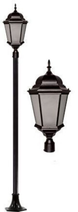 115.59 Inch 1 Light Post Top Mount by Dabmar - GM2301A