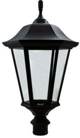 30 Inch 20W 1 LED Large Post Top Mount by Dabmar - GM225-LED20