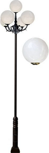 190 Inch 150W 5 LED Globe Post Mount by Dabmar - GM2510-LED30