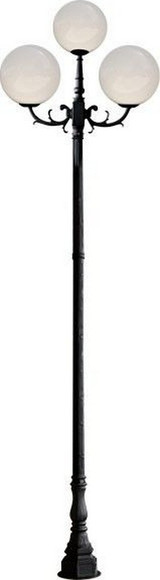 Globe Cast Alum 18 Inch Globe Light Fix 3X 70W Hps 120V by Dabmar - GM2504