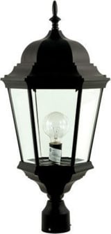 26.75 Inch 20W 1 LED Large Post Top Mount by Dabmar - GM235-LED20