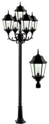 137.46 Inch 100W 5 LED Post Top Mount by Dabmar - GM2305-LED20