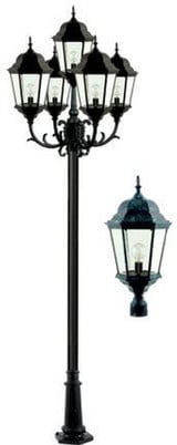 Five Light 13W Post Mount by Dabmar - GM2308