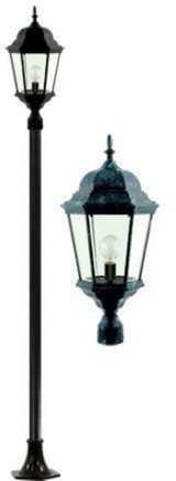 115.59 Inch 20W 1 LED Post Top Mount by Dabmar - GM2301-LED20