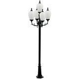 Five Light Outdoor Post Lamp by Dabmar - GM4005