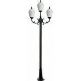 Three Light Outdoor Post Lamp by Dabmar - GM4003