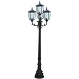 Victoria Post Four Light Fix 52W 4X Dl-S13-Gu24 120V by Dabmar - GM3020