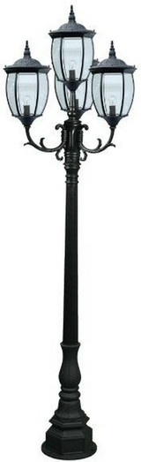 Victoria Post Four Light Fix 52W 4X Dl-S13-Gu24 120V by Dabmar - GM3020