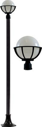 100.88 Inch 16W 1 Led Globe Post Mount by Dabmar - GM26G