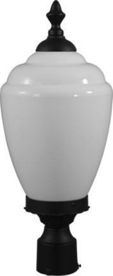 Alisa 20.38 Inch 6W 1 LED Post Top Mount by Dabmar - GM285-LED6