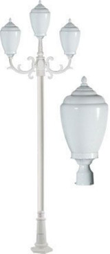 Alisa 131.25 Inch 18W 3 LED Post Mount by Dabmar - GM4003-LED6
