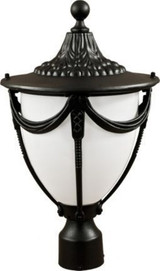 Rachel 19 Inch 6W 1 LED Post Top Mount by Dabmar - GM480-LED6
