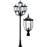Victoria 134.25 Inch 30W 5 LED Post Mount by Dabmar - GM3005-LED6