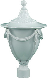 Rachel 19 Inch 16W 1 LED Post Top Mount by Dabmar - GM480-LED16