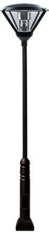 1 Light Large Post Mount by Dabmar - GM5000
