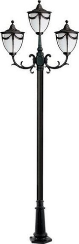 Rachel Post Light Fix 78W 3X Dl-S26-Gu24 120V by Dabmar - GM4816