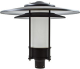 21 Inch 30W 1 LED Large Hat Top Post Mount by Dabmar - GM510-LED30