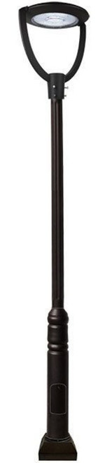 140.62 Inch 75W 1 LED Large Post Mount by Dabmar - GM5720-LED75