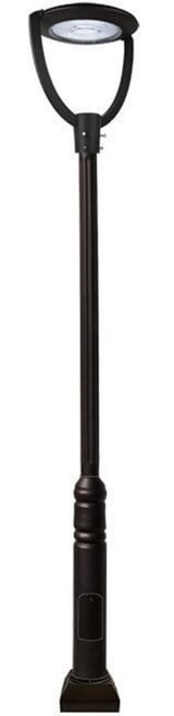 140.62 Inch 75W 1 LED Large Post Mount by Dabmar - GM5720-LED75