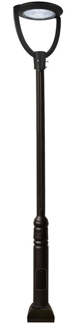 140.62 Inch 150W 1 LED Large Post Mount by Dabmar - GM5710-LED150