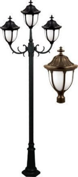 Showcase 132.25 Inch 18W 3 LED Post Mount by Dabmar - GM5525-LED6