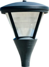 34.5 Inch 75W 1 LED Large Cone Shape Post Mount by Dabmar - GM580-LED75