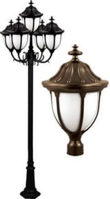 Showcase 132.25 Inch 45W 5 LED Post Mount by Dabmar - GM5535-LED9